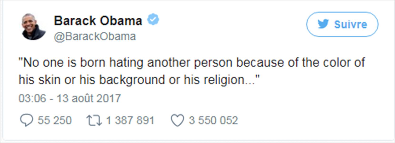 أوباما يتربع على عرش «تويتر» بحصول تغريدته على أكبر عدد من الإعجابات فى تاريخ الموقع