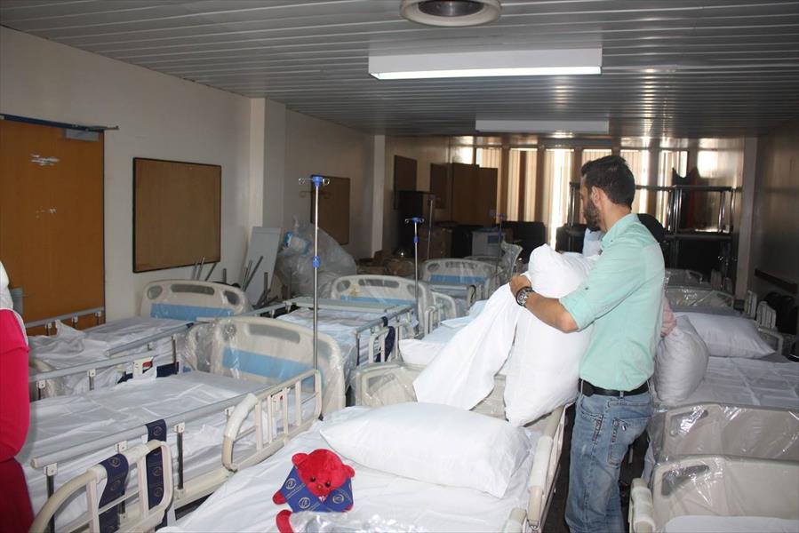 دعم قسم أورام الأطفال بمركز طرابلس الطبي بـ22 سريرًا