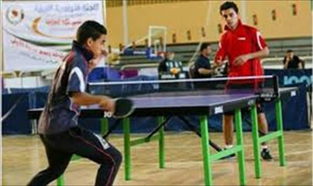 بنغازي تستضيف 100 رياضي في بطولة الطاولة