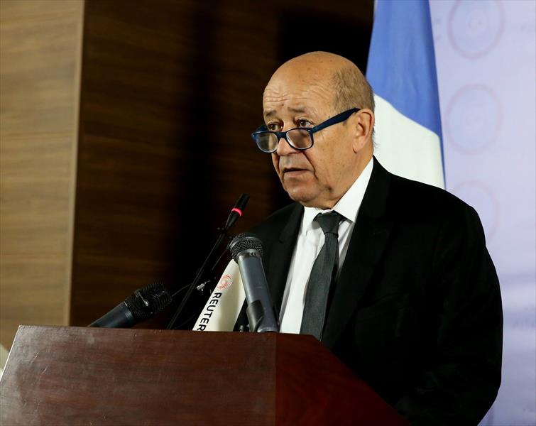 وزير الخارجية الفرنسي من طرابلس: ندعم ليبيا على ضوء «لقاء باريس» 