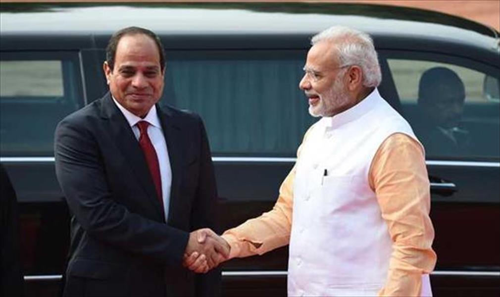السيسي ورئيس وزراء الهند يبحثان تطوير التعاون الثنائي