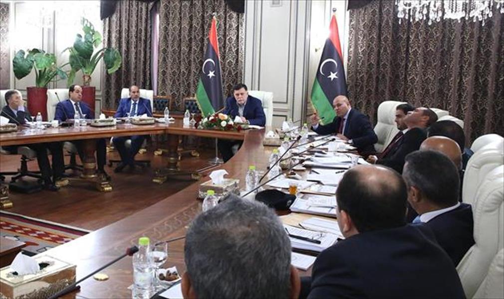 بحضور المجبري: مجلس وزراء حكومة الوفاق يبحث أزمات بنغازي وسرت
