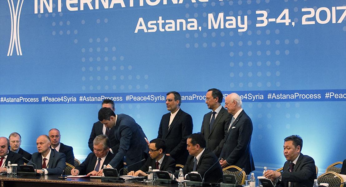 محادثات أستانا: إنشاء لجنة ثلاثية تضم روسيا وإيران وتركيا بشأن سورية