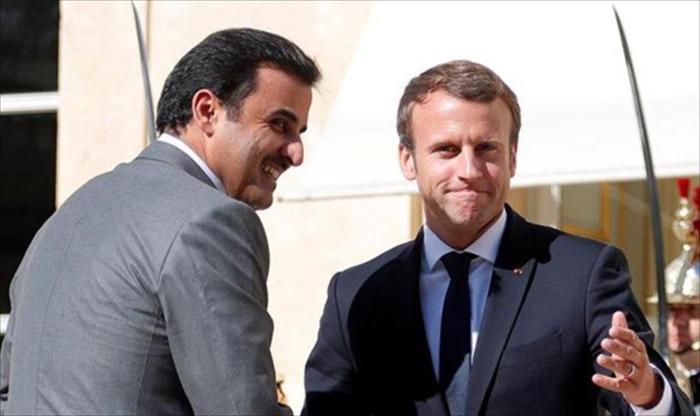 الرئيس الفرنسي يدعو إلى رفع الحصار عن قطر