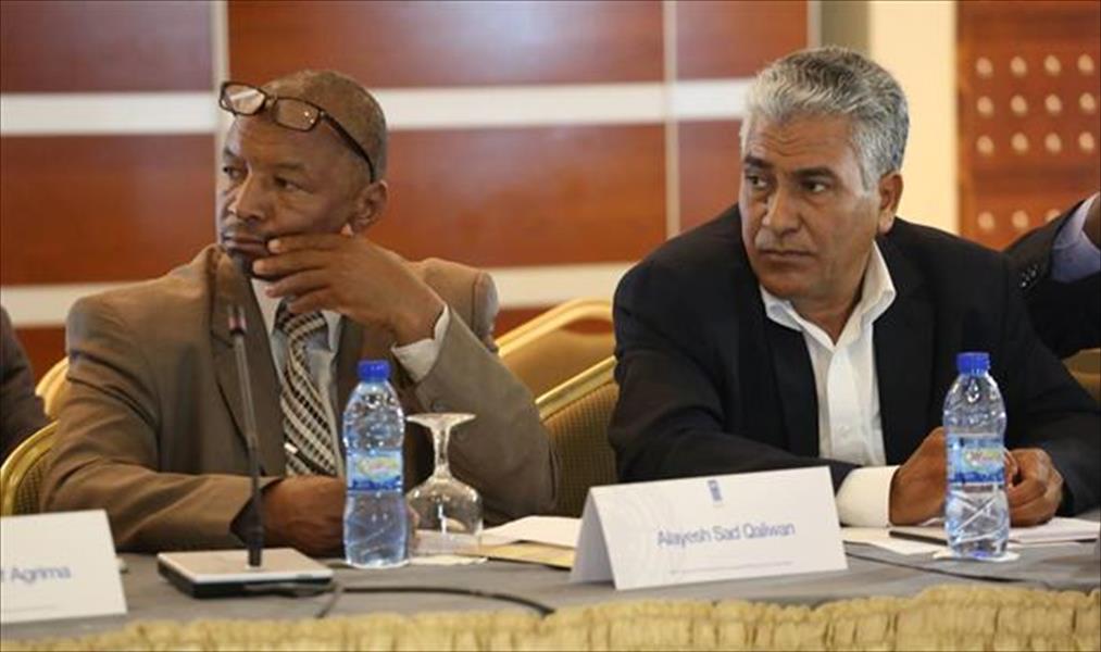 أعضاء لجنة حوار مصراتة تاورغاء يناقشون تنفيذ بنود اتفاق المصالحة