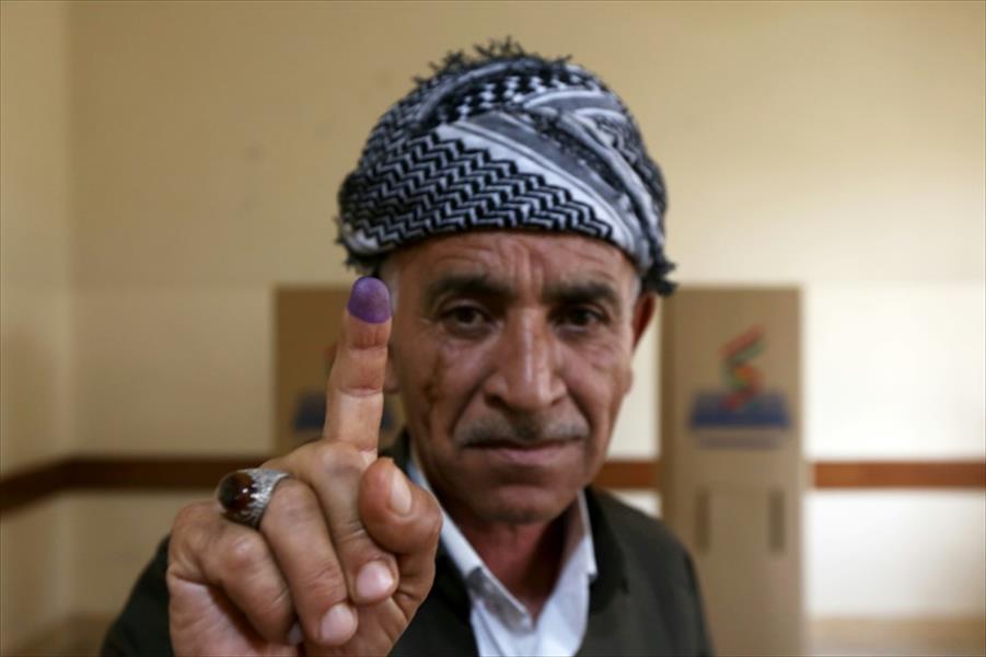 فتح مراكز الاقتراع في الاستفتاء على استقلال إقليم كردستان العراق