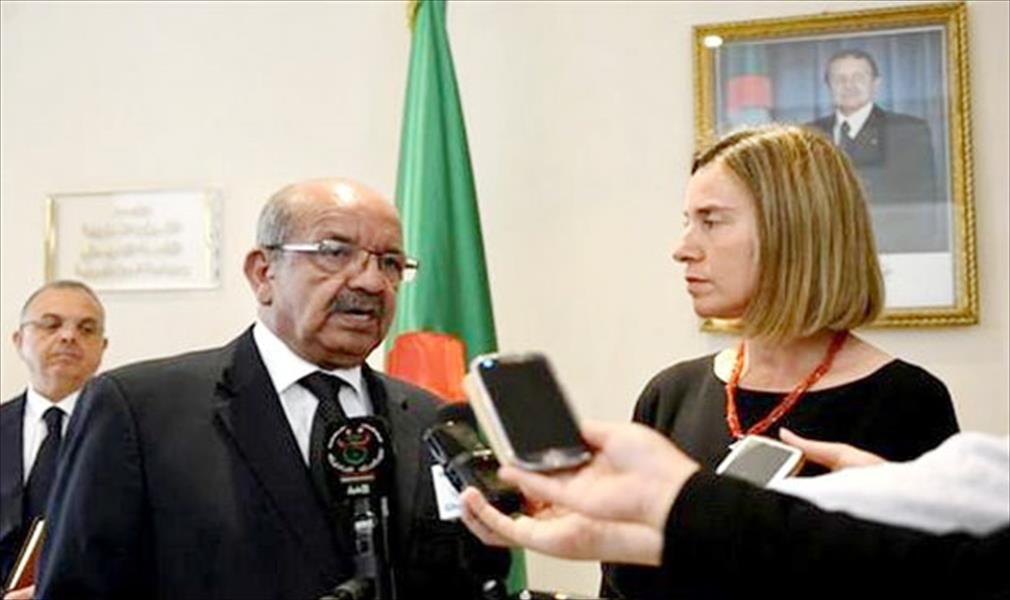 اتفاق جزائري - أوروبي على مساعدة الليبيين للمضي بخارطة الطريق