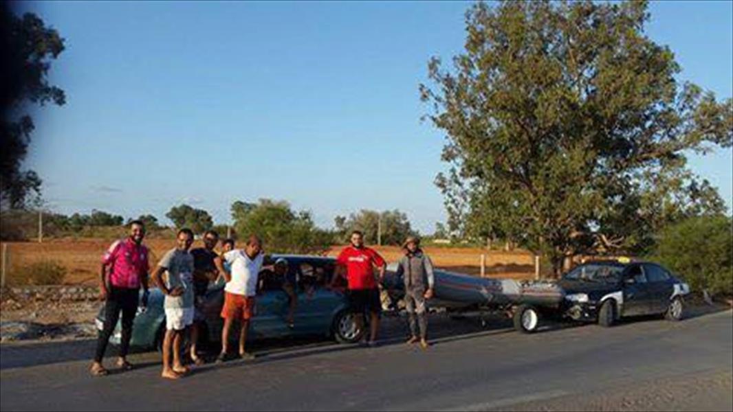 بالصور: إجلاء بعض العائلات من وادي الربيع جنوب طرابلس