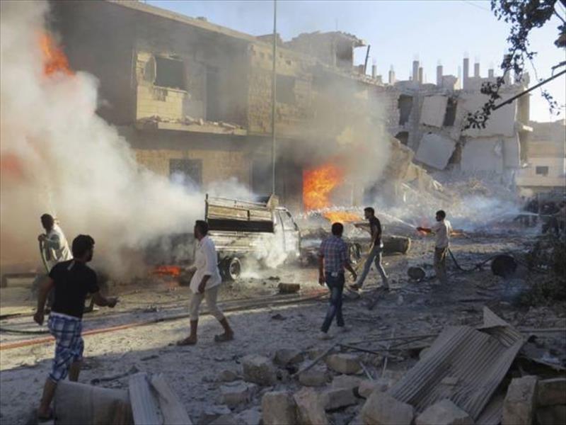غارات جوية تقتل 28 مدنيًا بمحافظة إدلب السورية