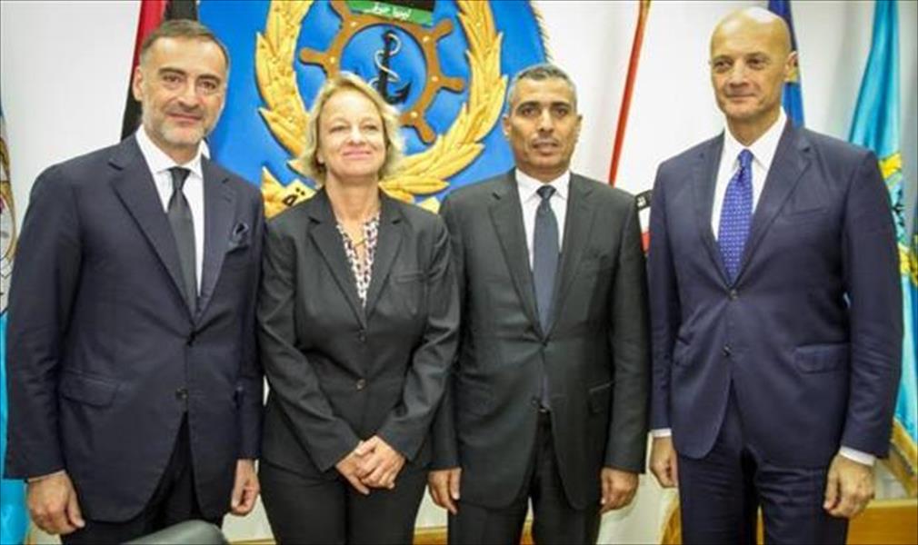 وكيل وزارة الدفاع بحكومة الوفاق يجتمع مع وفد أمني أوروبي في طرابلس