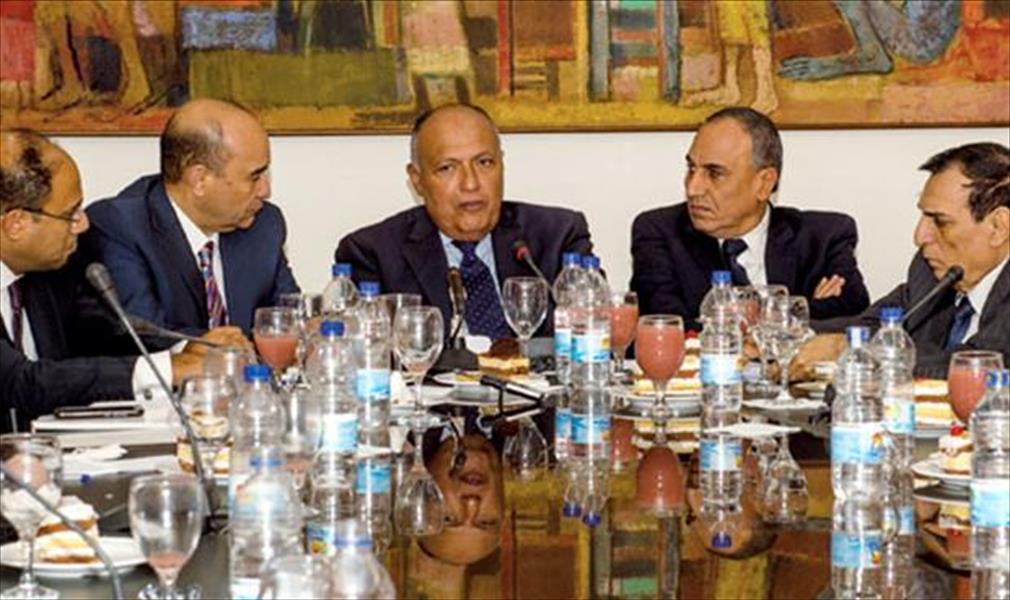 سامح شكري: مصر لها اتصالاتها ودورها المعروف في ليبيا