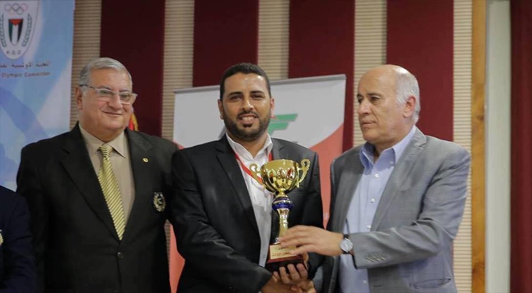 بالصور: المنتخب الليبي للتايكوندو ثالث العرب في فلسطين