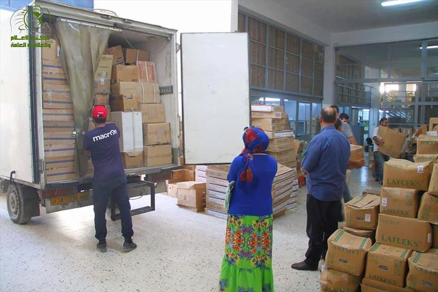 «المدار الجديد» توفر مستلزمات ومعدات طبية لمستشفى الجلاء في بنغازي