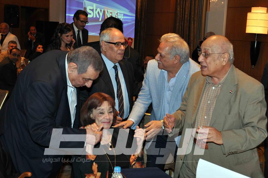 بالصور: تكريم الرموز المصرية في حفل "سكاي نيوز عربية"
