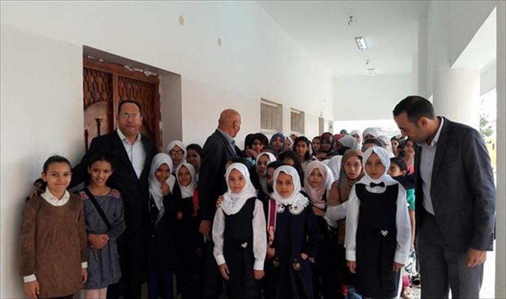 وكيل «تعليم الوفاق» يقوم بزيارات مفاجئة لمدارس في بني وليد