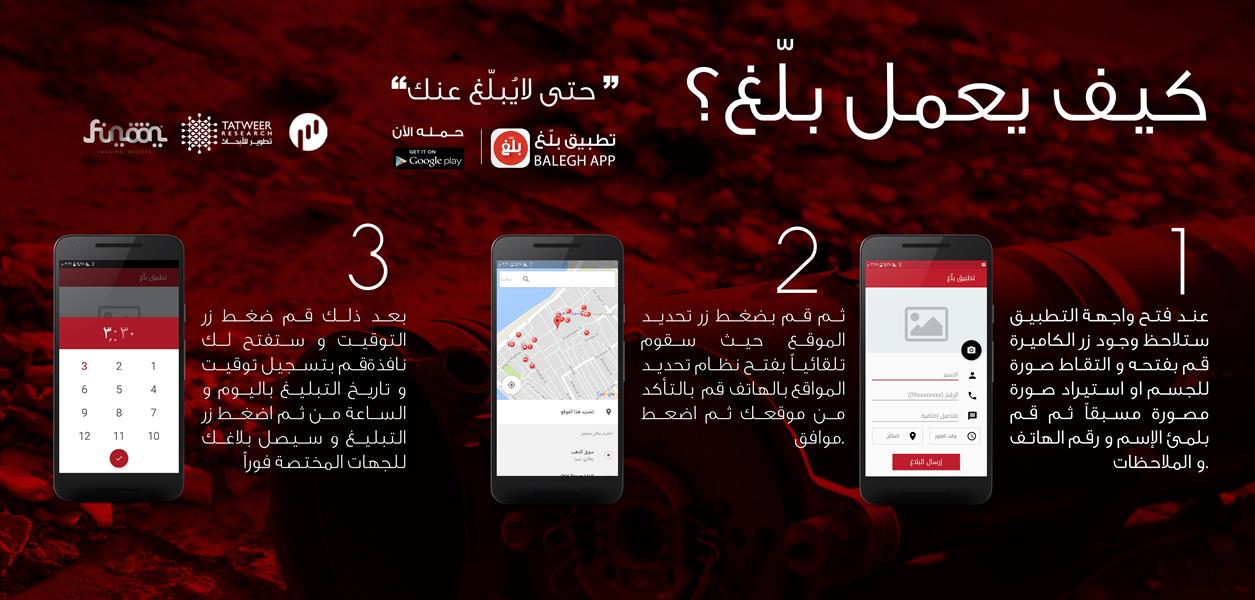 «بلغ».. تطبيق للهواتف الذكية لتسهيل الإبلاغ عن الألغام في بنغازي