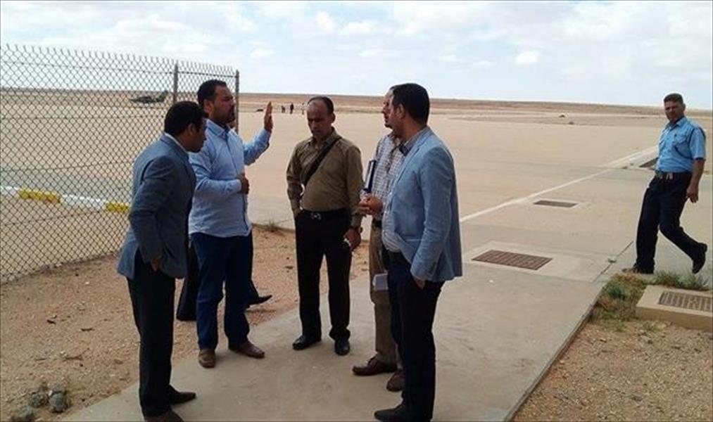 «مواصلات الوفاق» تناقش تحويل مطار بني وليد العسكري إلى مدني
