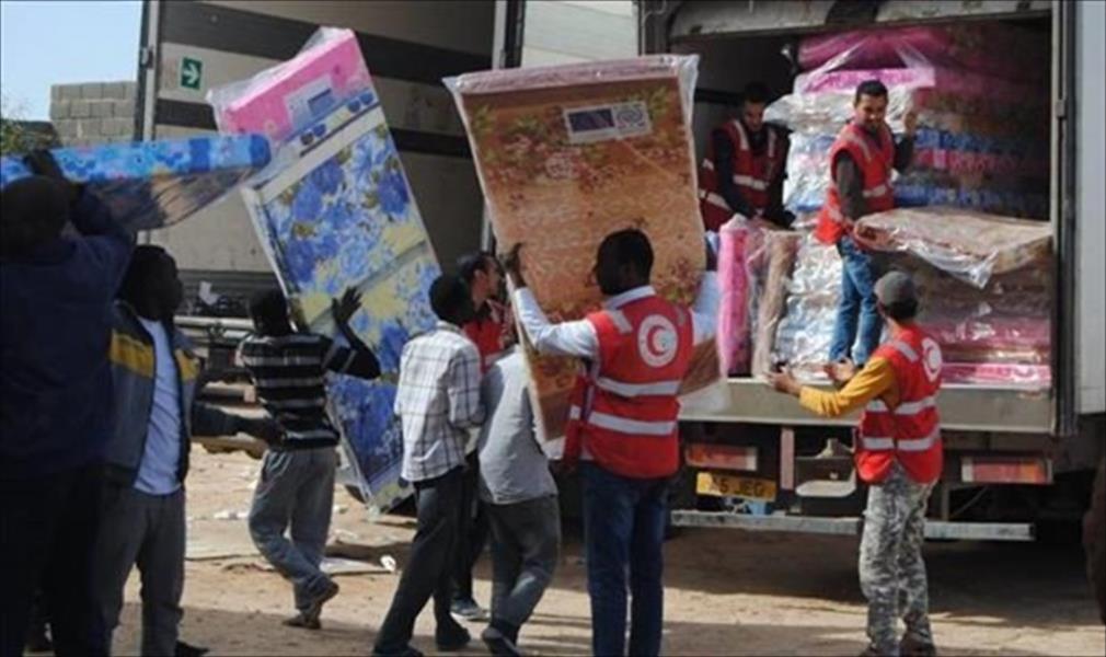 «الصليب الأحمر» يرسل مساعدات إنسانية إلى حيي الرباط والرابع في سرت