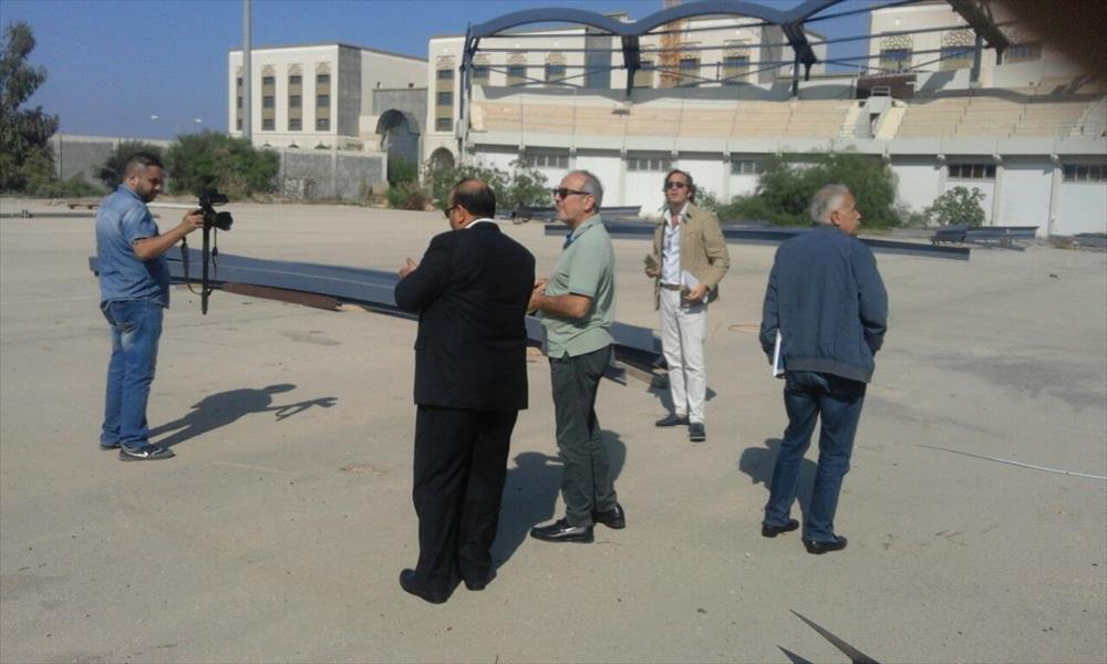شركة إسبانية تعيد صيانة أحد ملاعب طرابلس بأمر حكومة الوفاق