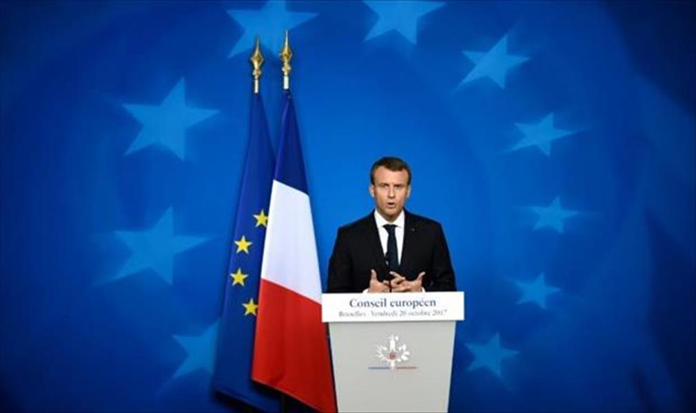 الرئيس الفرنسي يدعو إلى انتقال سياسي في سورية عبر المفاوضات