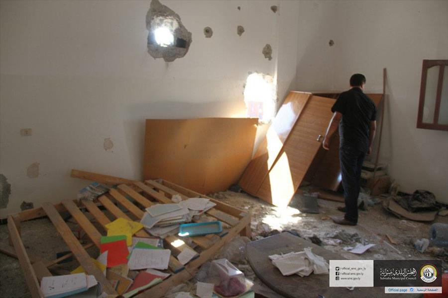 بلدي صبراتة: سجلنا ما يزيد عن 500 منزل متضرر جراء الحرب