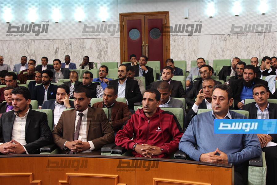 بالصور: انتخاب رئيس اللجنة التسييرية للاتحاد الليبي لدعم الشباب‎