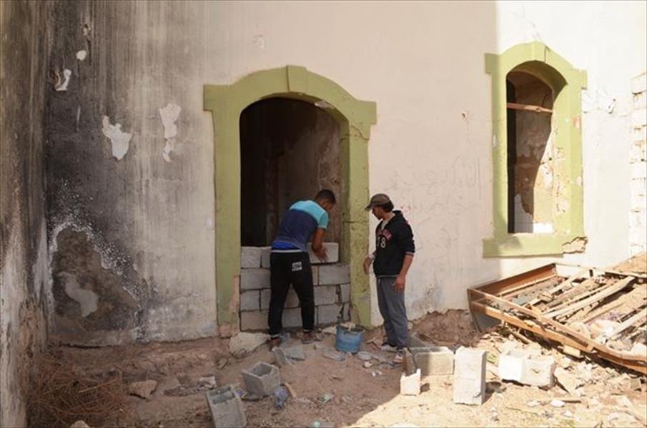 مصلحة الآثار الليبية تطلق مشروع تدعيم قصر البركة