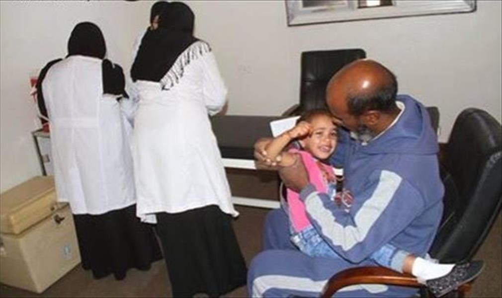 تطعيم 30662 طفلاً ضد شلل الأطفال والحميراء والحصبة والنكاف في سرت