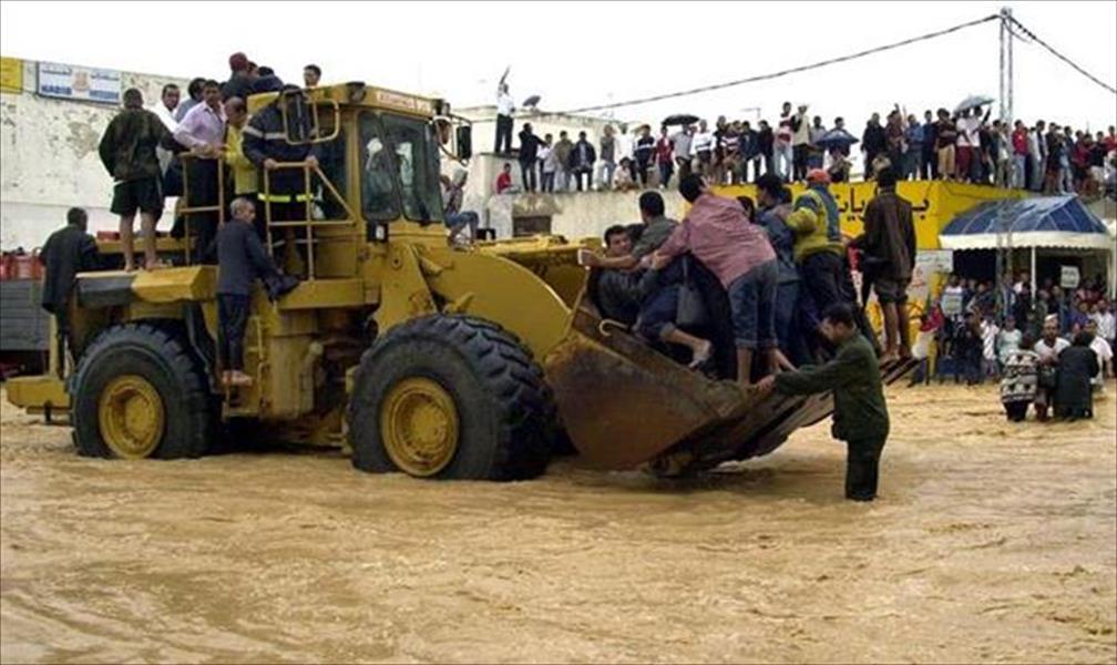 الفيضانات تشل الحياة في الجنوب التونسي.. والجيش يتدخل