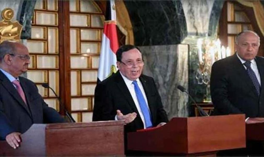 اجتماع ثلاثي في القاهرة لبحث جهود تسوية الأزمة الليبية