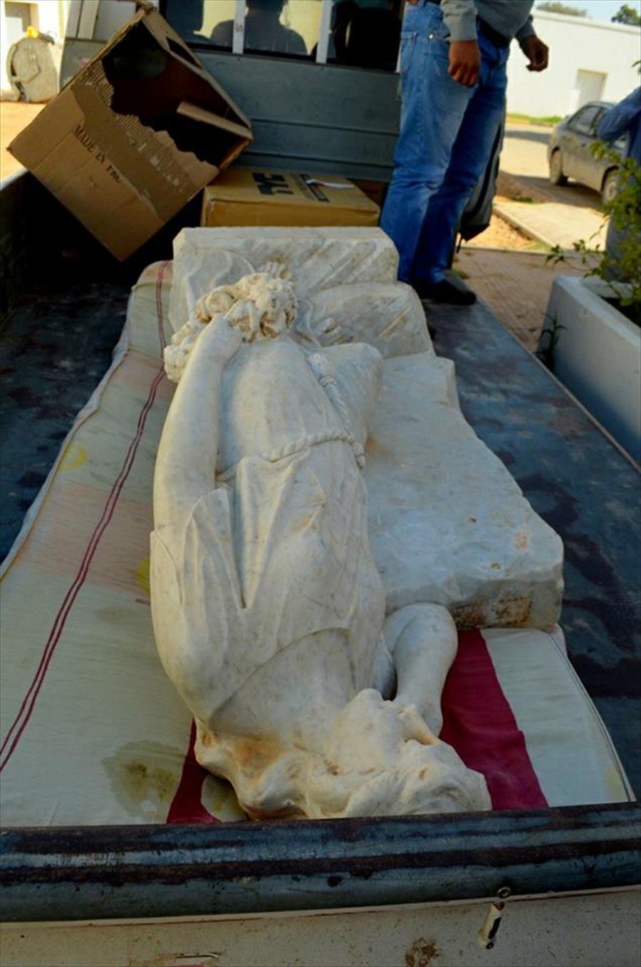 «آثار بنغازي» تكشف هوية تمثال الفتاة الحزينة