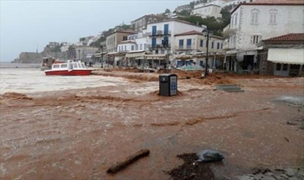 6 أشخاص في عداد المفقودين إثر فيضانات اليونان