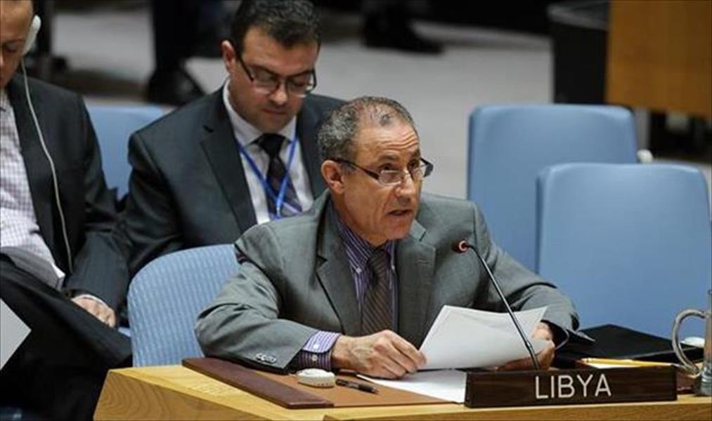 المجربي أمام مجلس الأمن: نرفض توطين المهاجرين في ليبيا.. وعلى المجتمع الدولي تبني معالجة فعالة لأسباب الهجرة