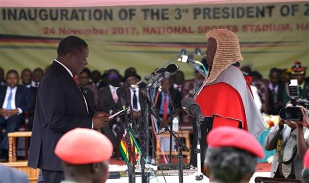 تنصيب إيمرسون منانغاغوا رئيسًا لزيمبابوي خلفًا لموغابي