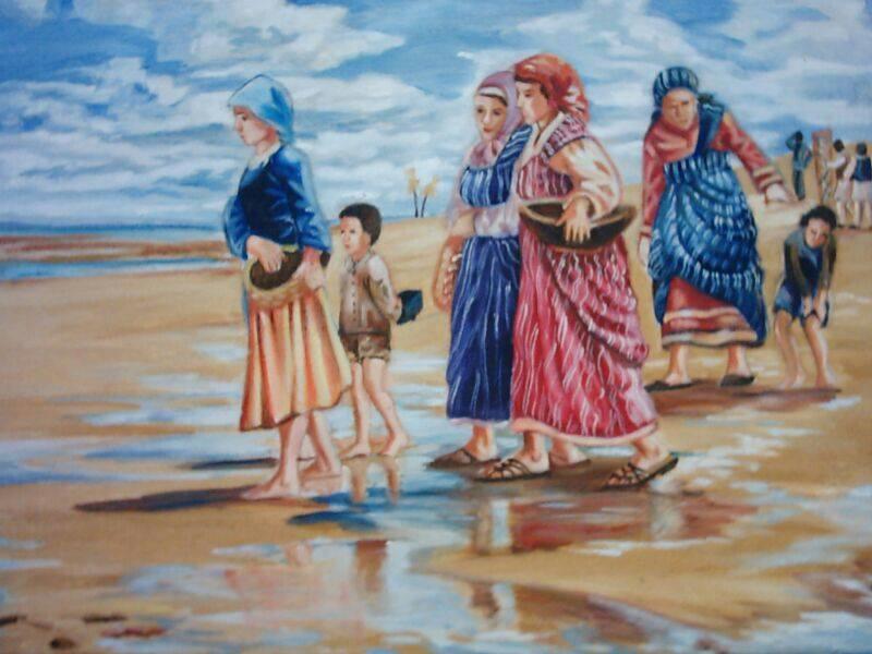 معرض للفنانة التشكيلية الليبية نجلاء المقطوف في ساقية الصاوي