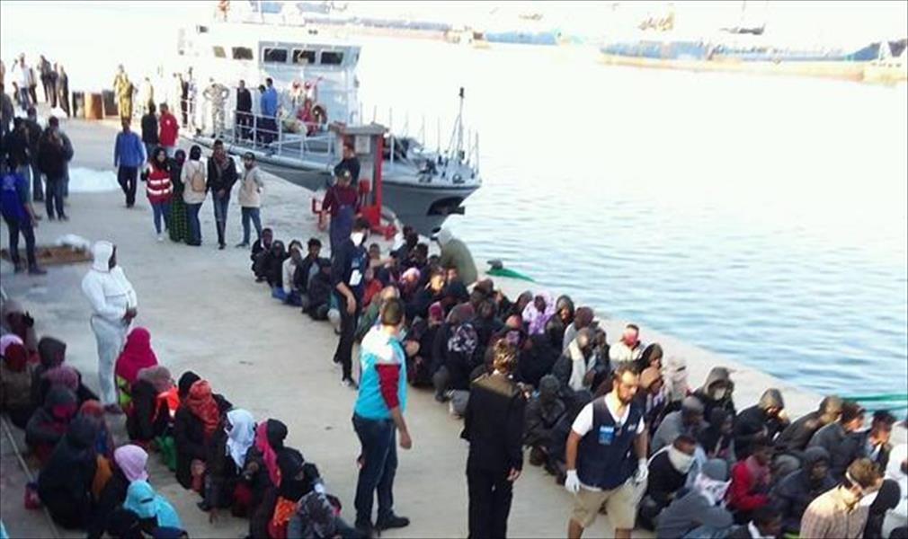 البحرية: إنقاذ 154 مهاجرًا غير شرعي و40 مفقودًا قبالة سواحل ليبيا