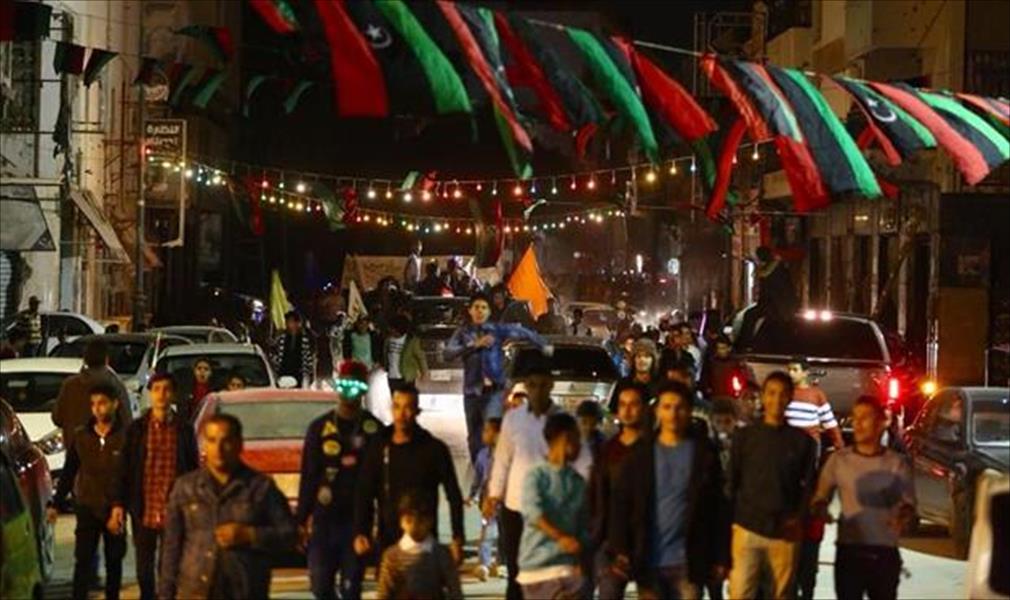 احتفالات المولد النبوي الشريف تزيّن ليل بنغازي