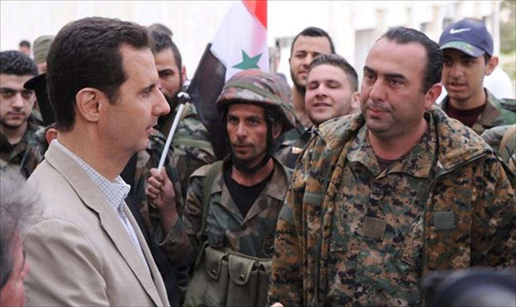 الرئيس السوري يهنئ الجيش بكسر الحصار على مدينة دير الزور