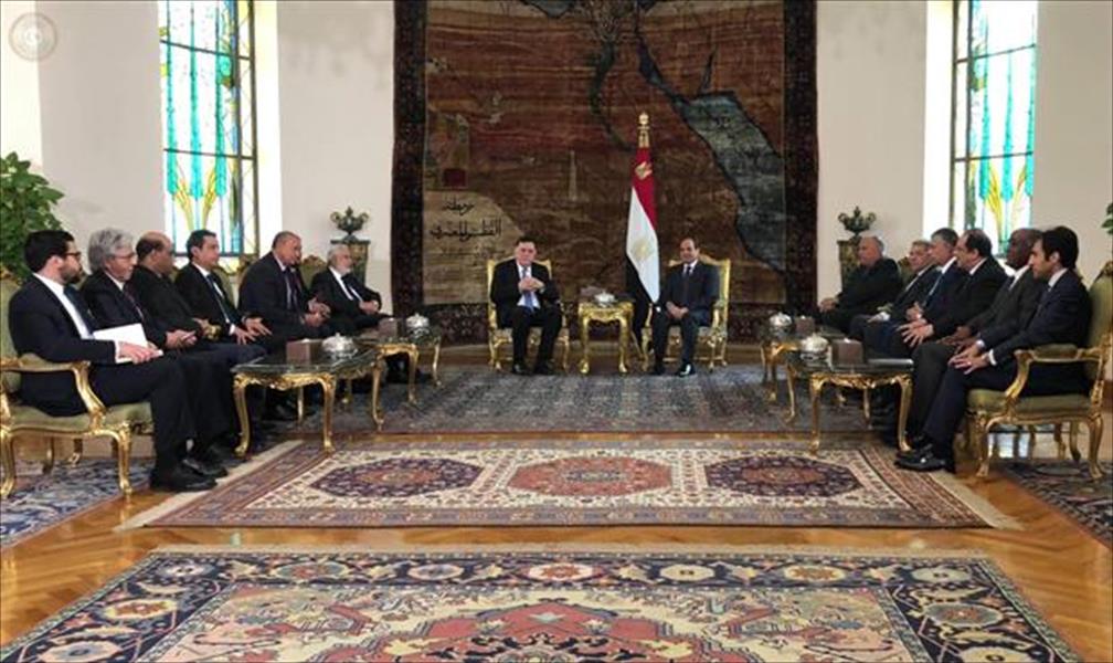 مباحثات السراج بالقاهرة.. الاستفادة من الخبرة المصرية لإنجاح الانتخابات الليبية