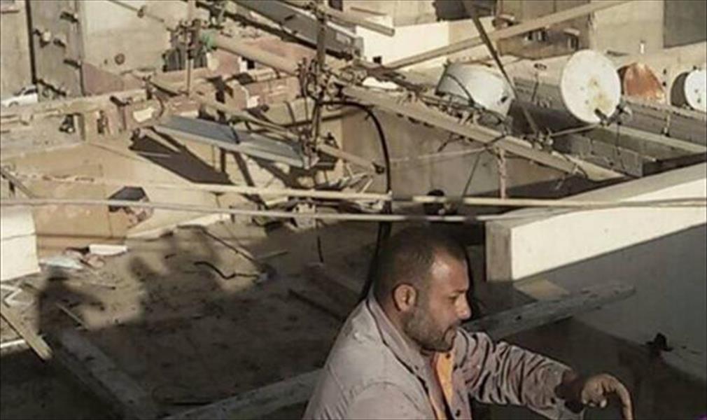 «ليبيانا» تباشر أعمال الصيانة بمنطقة الصابري في بنغازي