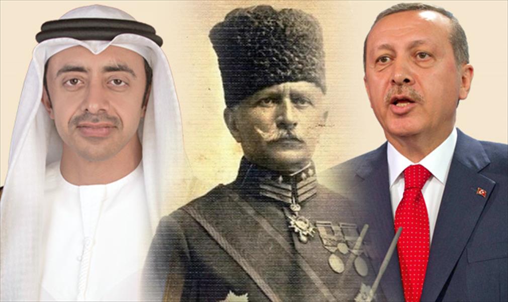 تغريدة «القائد العثماني» تفجر خلافًا بين إردوغان وعبد الله بن زايد