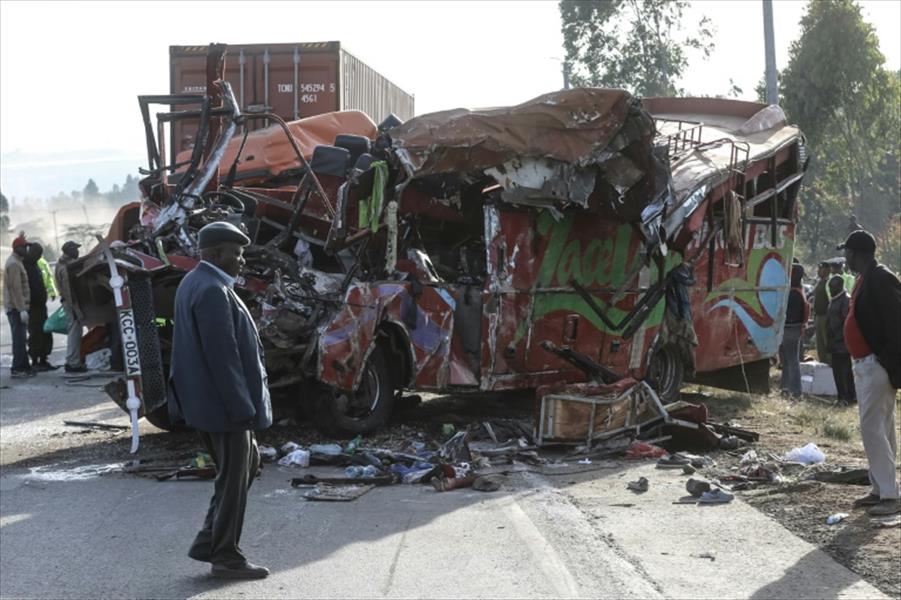 مقتل 36 شخصًا في حادث اصطدام في كينيا