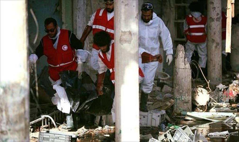 انتشال 18 جثة من سي إخريبيش ونقلها إلى مركز بنغازي الطبي