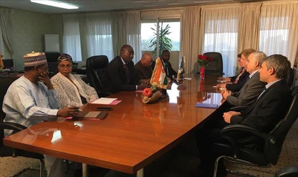 غسان سلامة يلتقي وزير خارجية النيجر