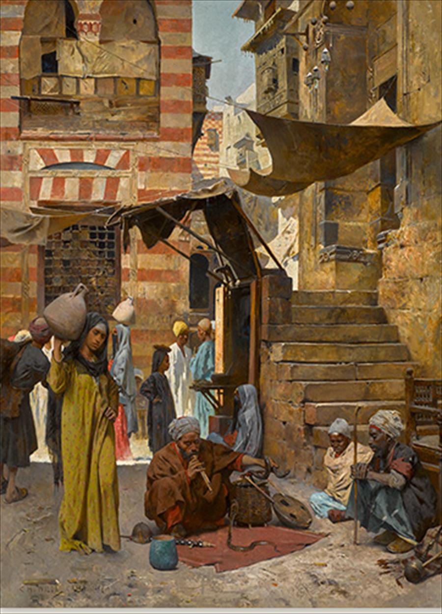 «سوثبي» تعرض لوحة سوق القاهرة في مزاد
