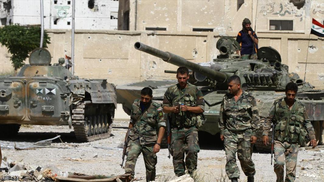قوات النظام السوري تخوض معارك لفك الحصار عن قاعدة عسكرية بدمشق