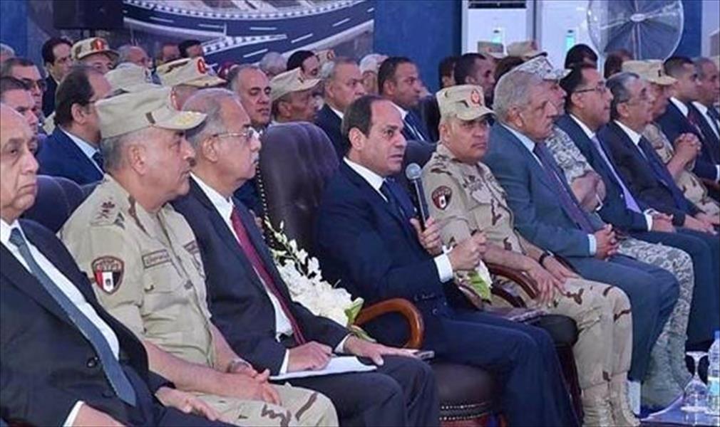الرئيس المصري يفتتح عددًا من المشروعات القومية