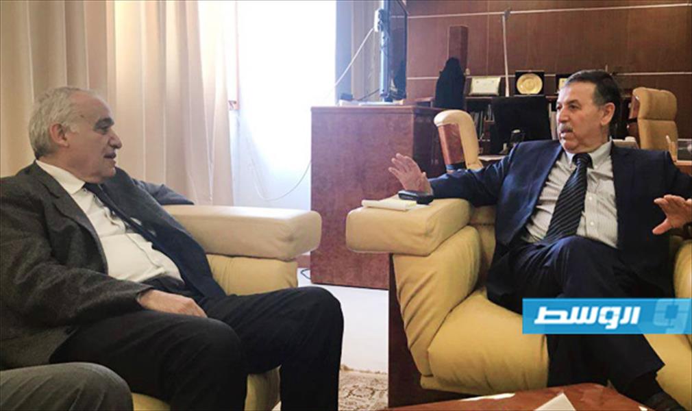 غسان سلامة يلتقي السراج ووزير التخطيط في طرابلس
