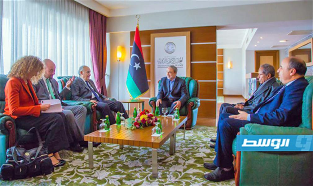 غسان سلامة يلتقي السويحلي وأعضاء «كتلة المسار» البرلمانية في طرابلس