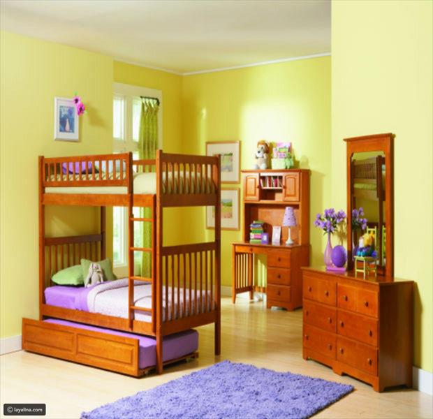 غرف نوم مزدوجة للأطفال